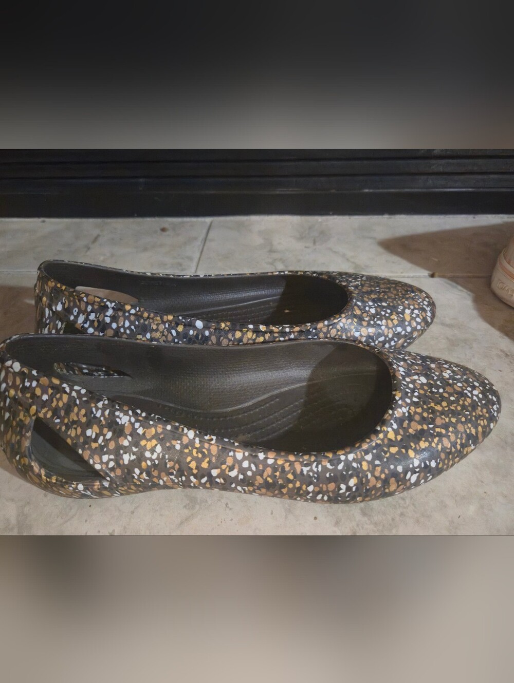 CROCS Women’s Multi-color Speckled Ballet Flats